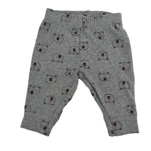 Carter’s Gray Bear Print Joggers Size 3 Months